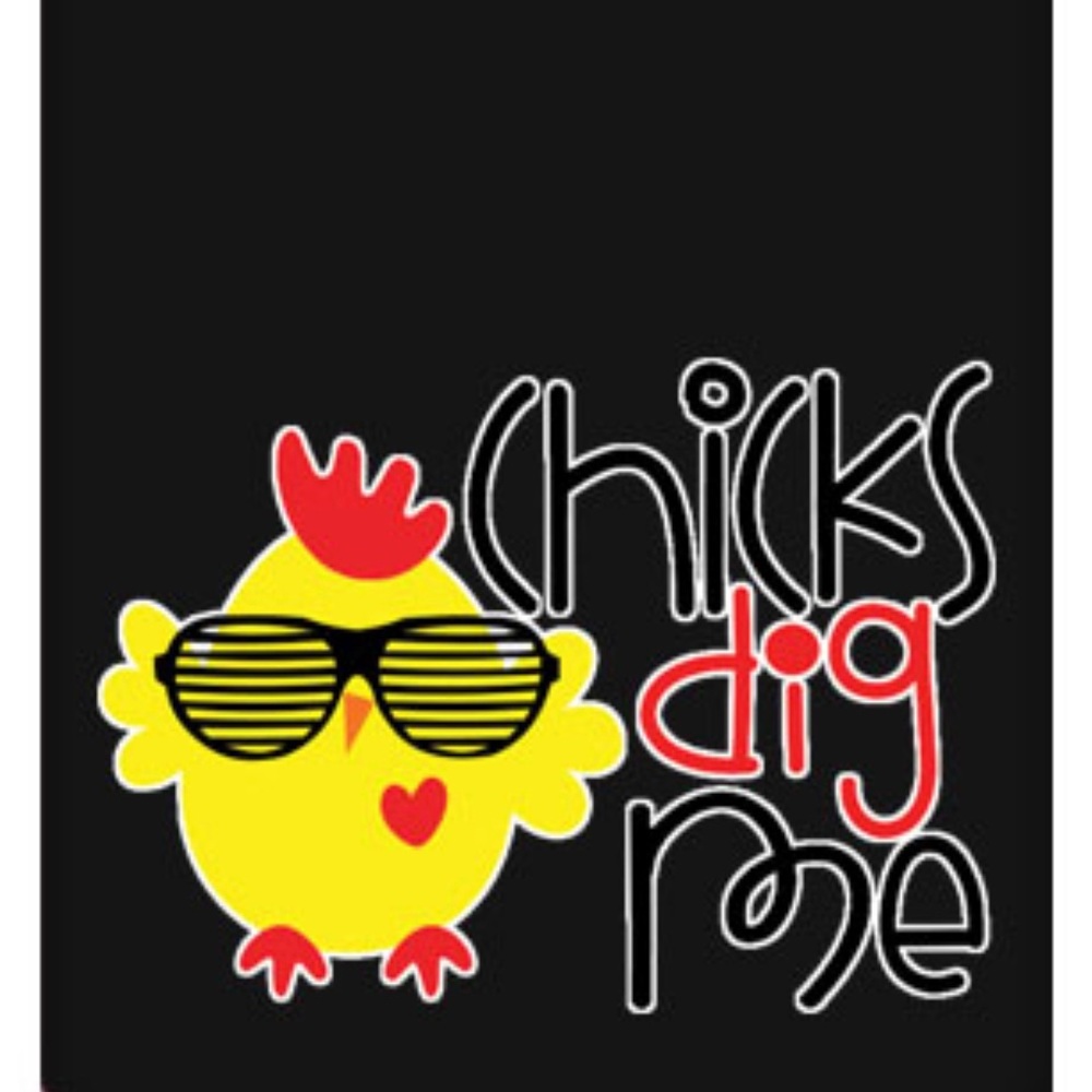 Chicks Dig Me Dog Bandana Small Large